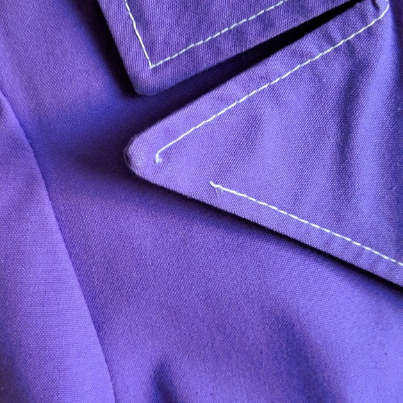 VINTAGE Purple Raincoat | Light Coat | w Old Tag - Picture 7 of 8
